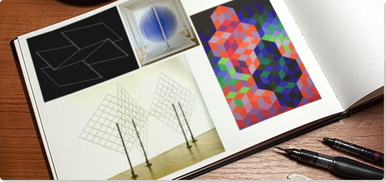 558x263 Op Art Movement, Artists And Major Works The Art Story - Op Art Painting