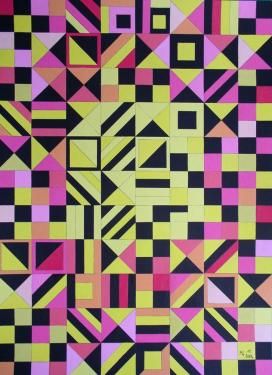 272x375 Op Art By Marko D Geometric Abstract Art Op Art - Op Art Painting