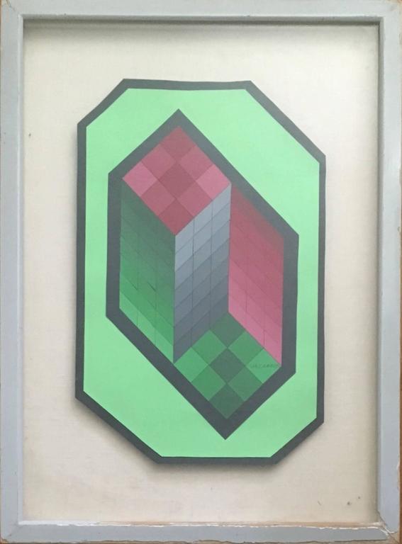 567x768 Victor Vasarely - Op Art Painting