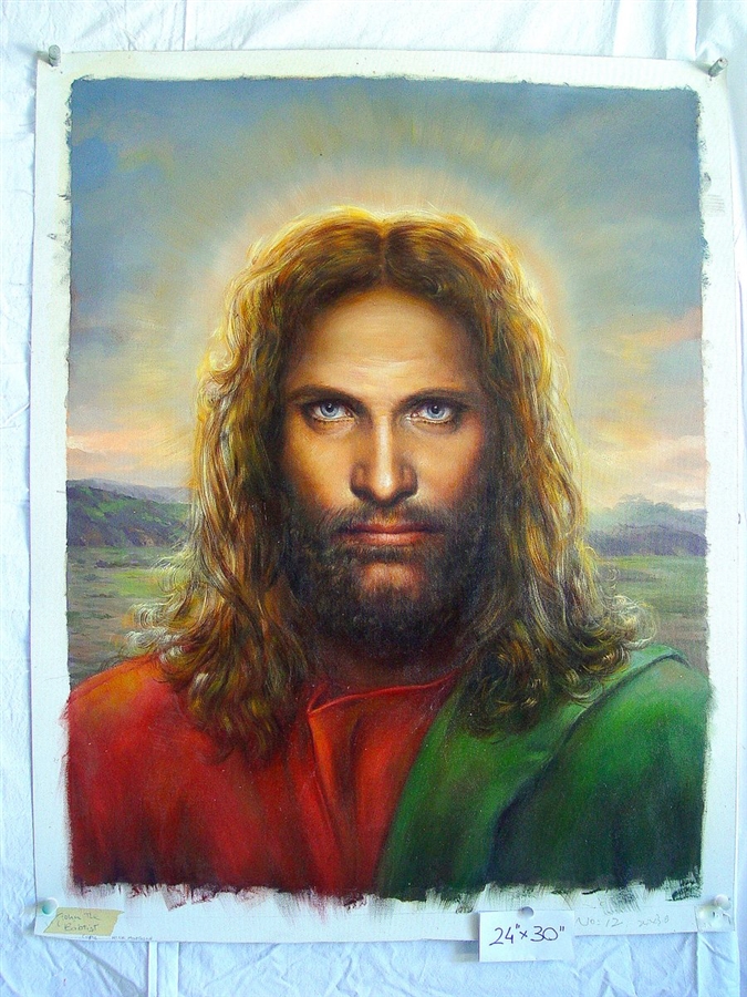 675x900 Jesus Christ Original Oil Painting - Op Painting