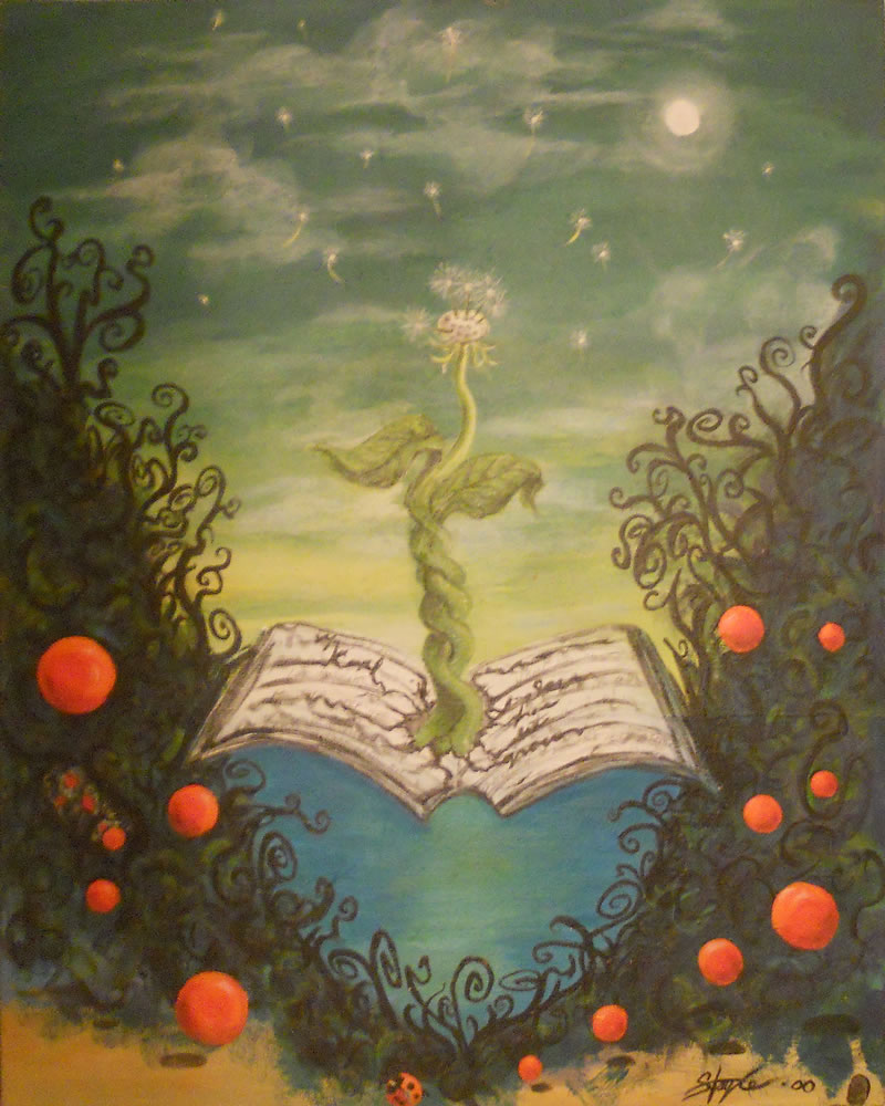 800x1000 Karlespy - Open Book Painting
