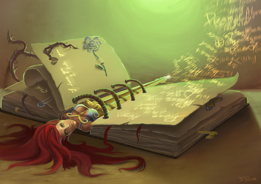 900x636 Open Book By Depyy - Open Book Painting