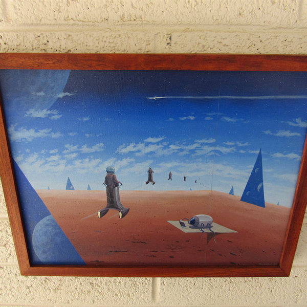 600x600 Acrylic On Canvas By Jack Connelly 1989 Open Book - Open Book Painting