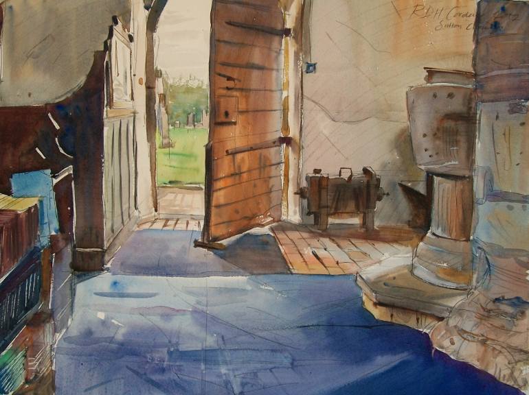 770x576 Saatchi Art Open Door. Painting By Rupert Cordeux - Open Door Painting