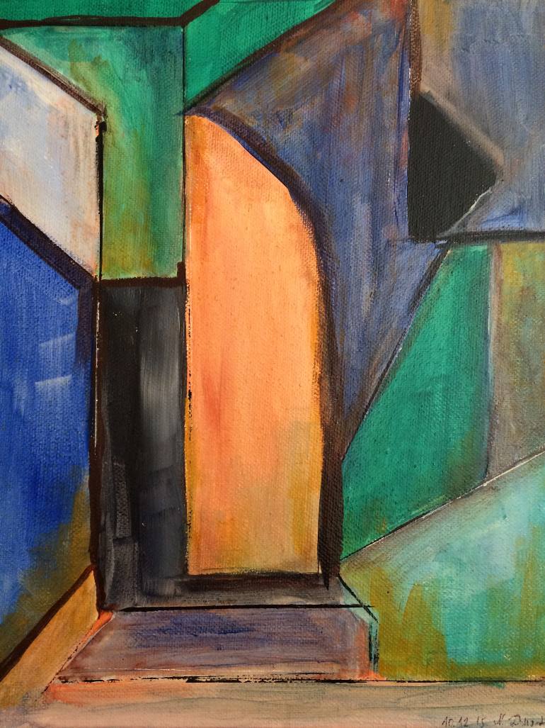 770x1027 Saatchi Art Open Door Painting By Nedzad Nedzo Durakovic - Open Door Painting