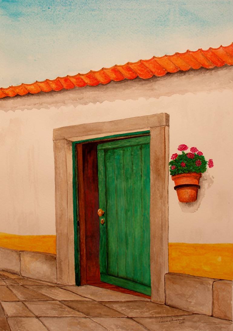 770x1092 Saatchi Art Dream Of An Open Door Painting By Leonardo De Macedo - Open Door Painting