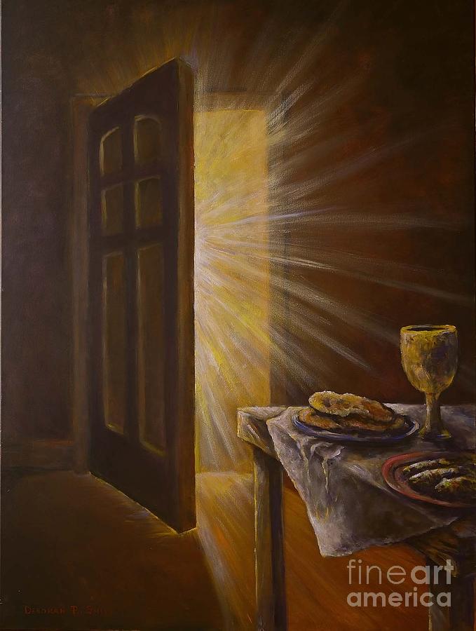 679x900 The Open Door Painting By Deborah Smith - Open Door Painting