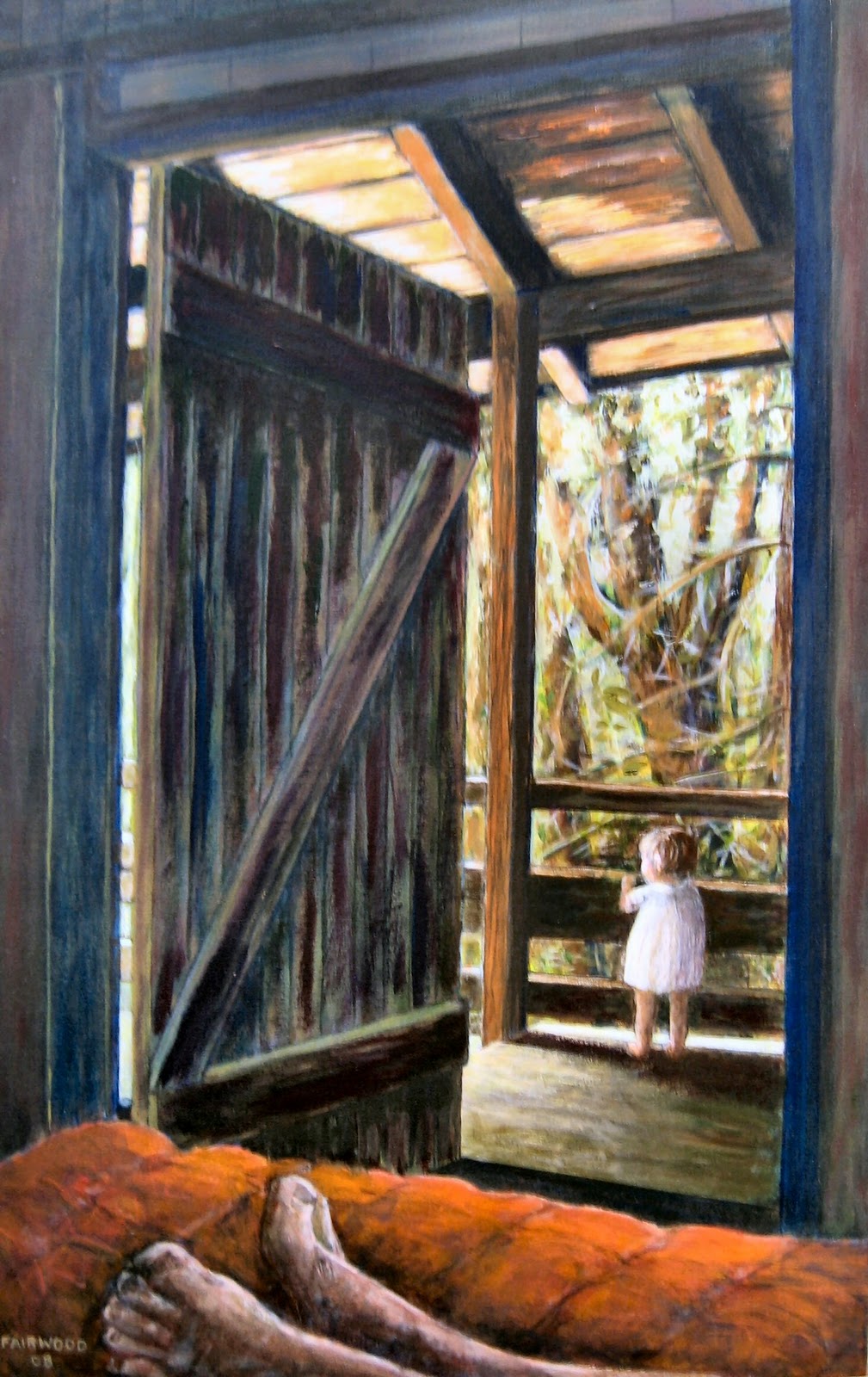 1009x1600 Easel Talk Me And Vermeer! The Open Door - Open Door Painting
