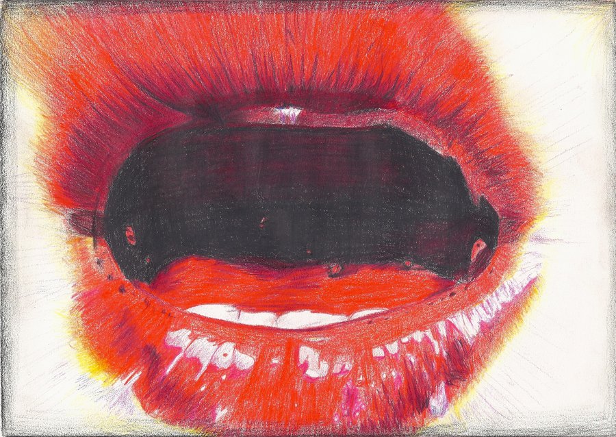 900x638 Open Mouth By Becca680 - Open Mouth Painting