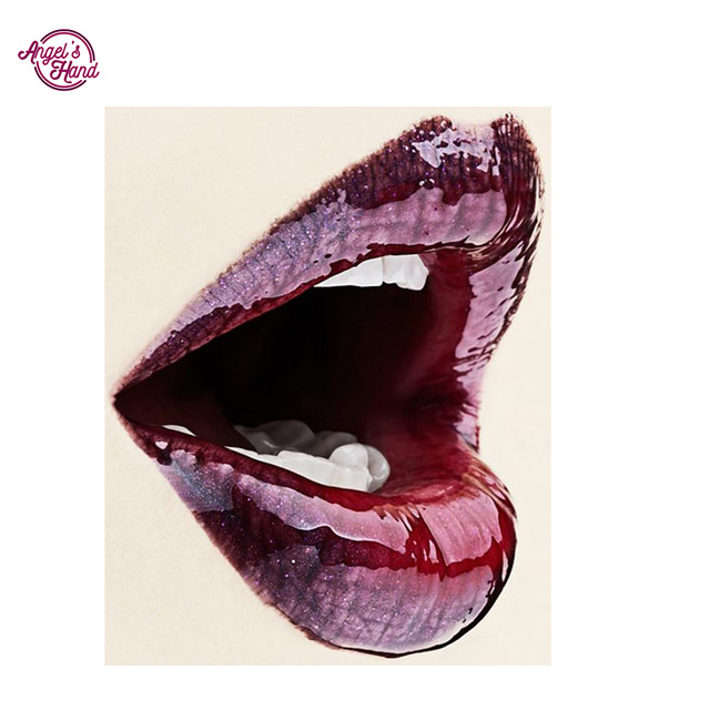 640x640 Angel's Hand Open Mouth 5d Diy Diamond Painting Flowers Cross - Open Mouth Painting