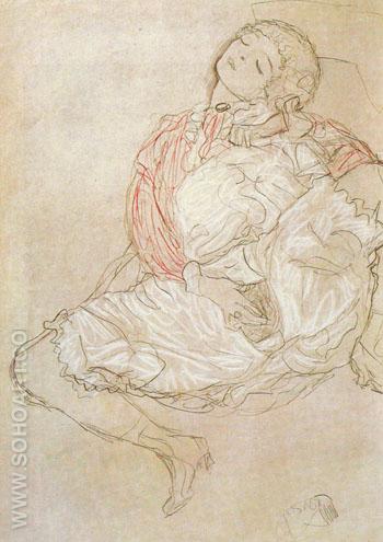 350x495 Gustav Klimt - Open Painting