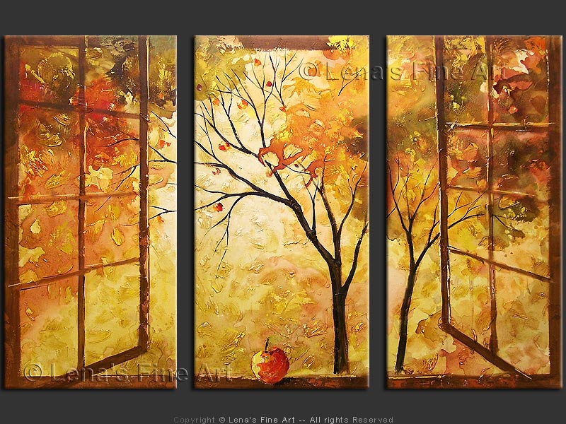 800x600 The Open Window Art By Lena - Open Painting