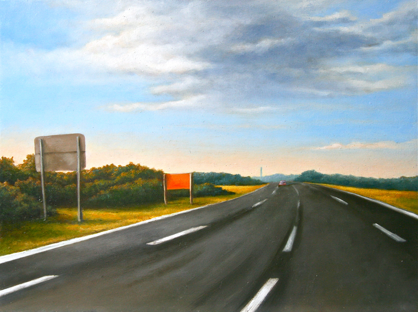 838x625 Luis Colan New Painting Open Road - Open Road Painting
