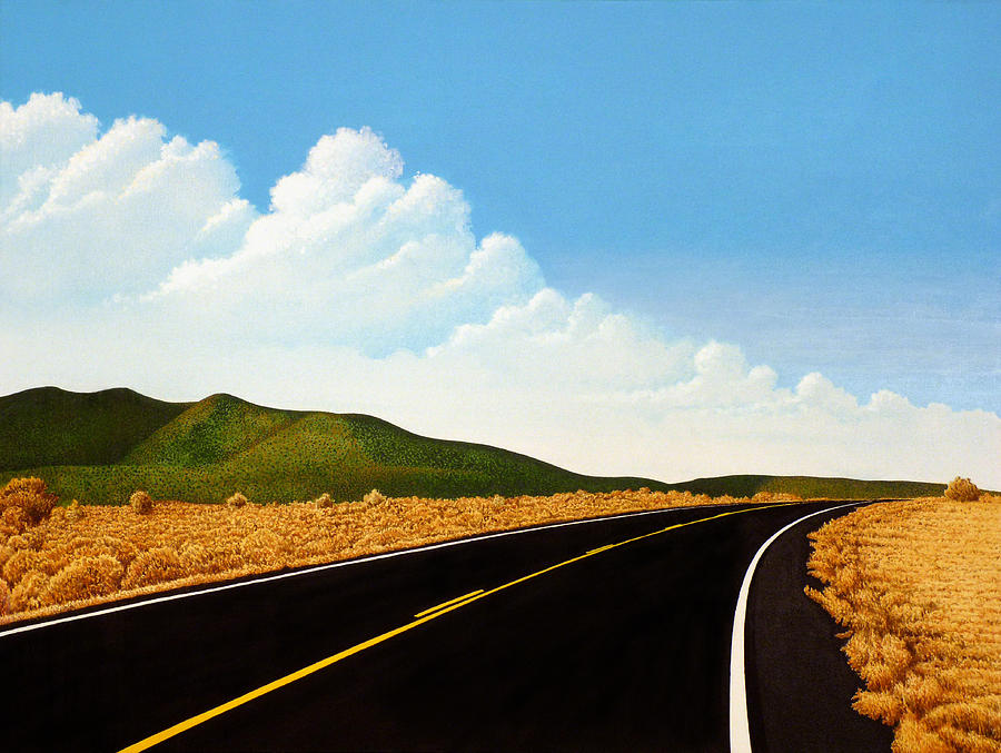 900x677 Open Road Painting By Norm Holmberg - Open Road Painting