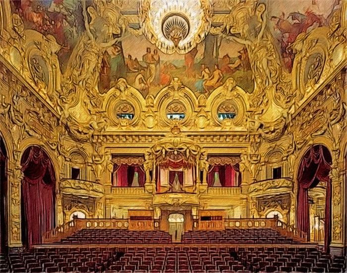 700x552 Opera House 06 By T Douglas Painting - Opera Painting