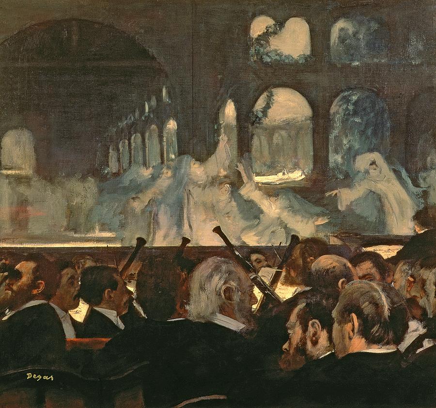 900x842 The Ballet Scene From Meyerbeer's Opera Robert Le Diable Painting - Opera Painting