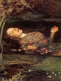 210x280 Ophelia (Painting) - Ophelia Drowning Painting