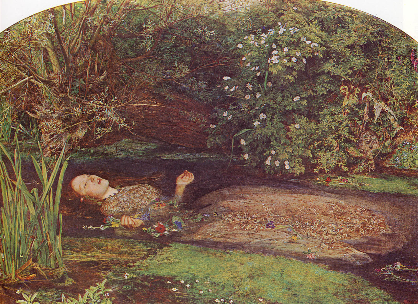1600x1164 Ophelia An Introduction To 19th Century Art - Ophelia Drowning Painting