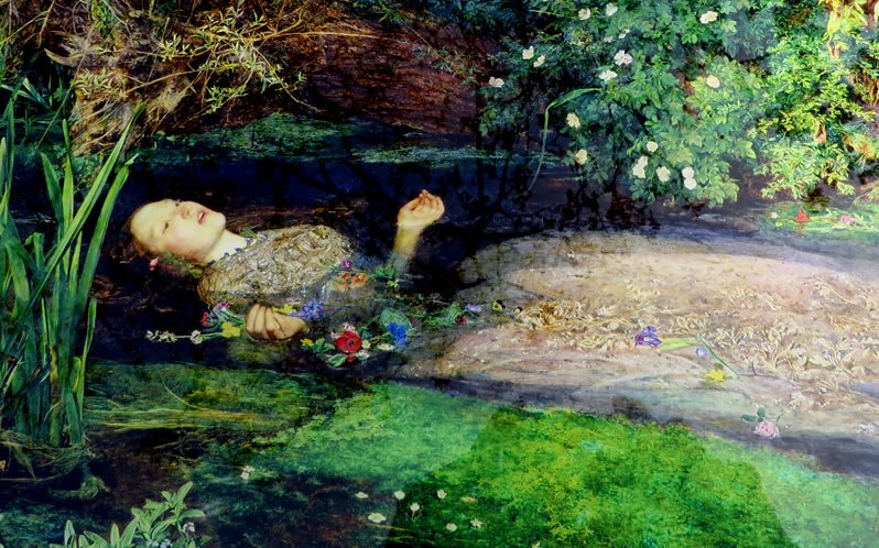 798x498 Site Of John Everett Millais' Ophelia As It Is Now On Hogsmill - Ophelia Drowning Painting