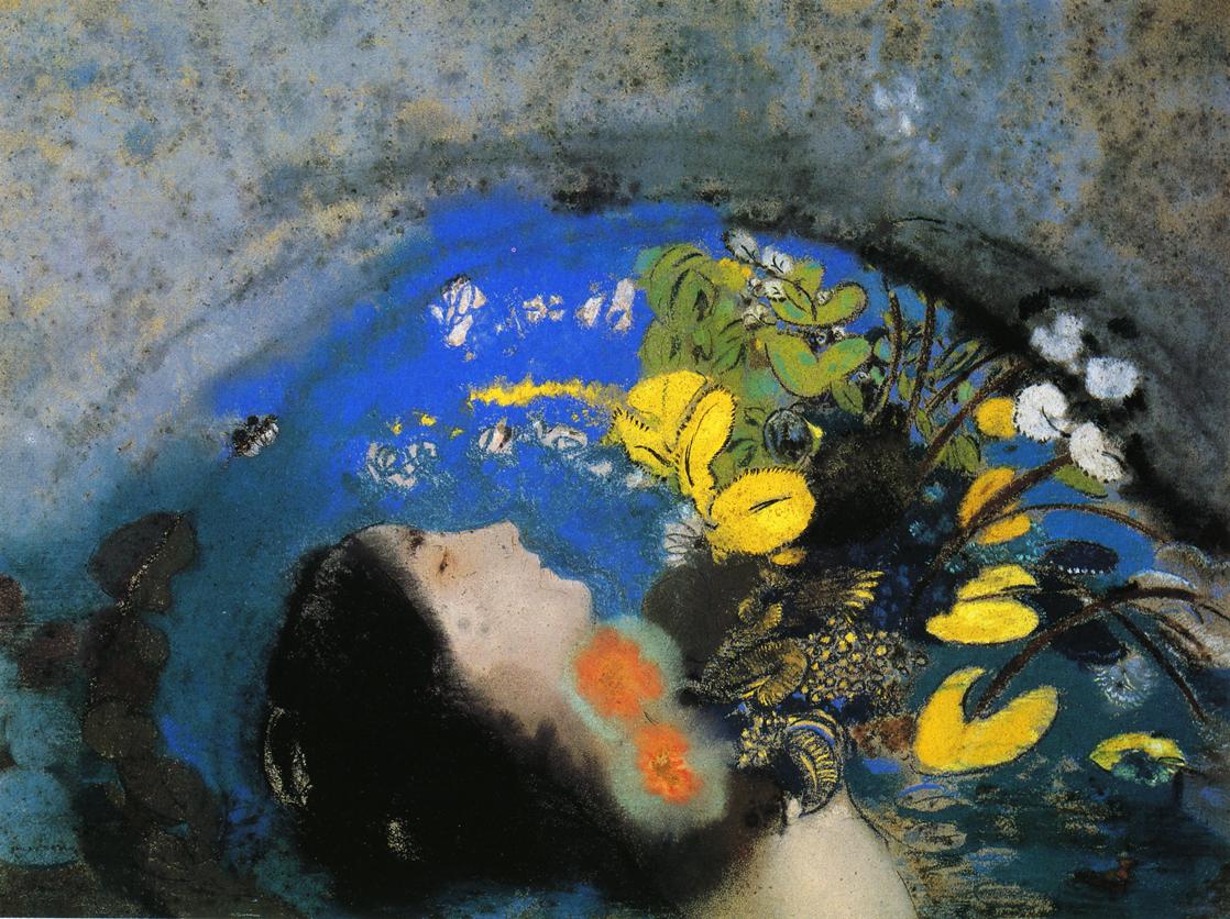1118x836 Ophelia Painting Odilon Redon Oil Paintings - Ophelia Painting