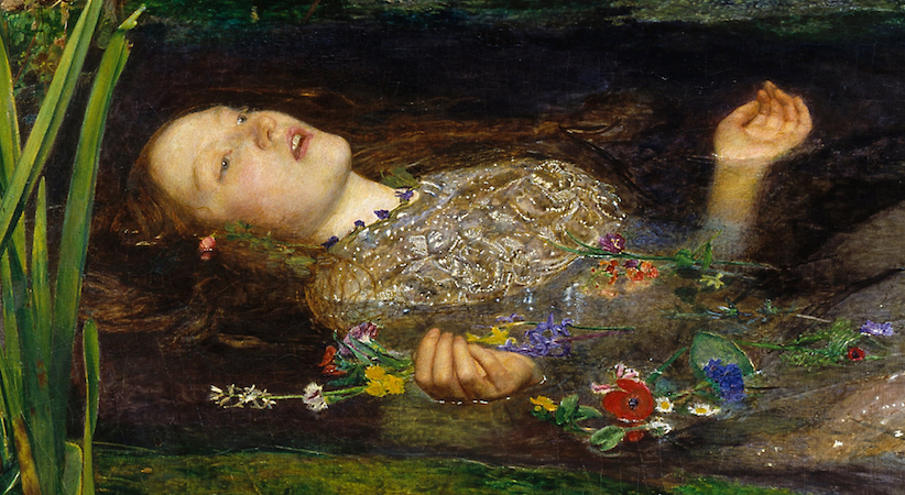 822x450 Sir John Everett Millais, Ophelia (Article) Khan Academy - Ophelia Painting