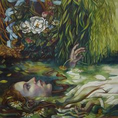 236x236 Detail Of An Ophelia Painting Art Paintings - Ophelia Painting
