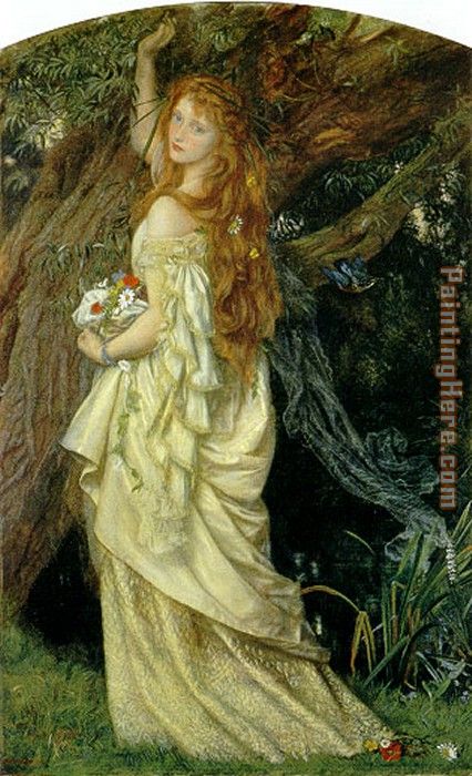 426x700 Arthur Hughes Ophelia Painting Anysize 50% Off - Ophelia The Painting