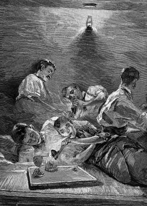 303x423 Opium Den - Opium Den Painting