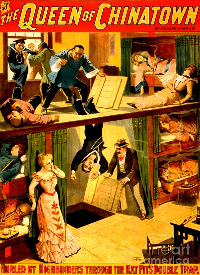 653x900 The Queen Of Chinatown Opium Den 1899 Scenes From A San Francisco - Opium Den Painting