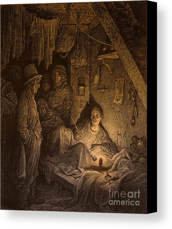 563x750 East End Opium Den Canvas Print Canvas Art By Photo Researchers - Opium Den Painting