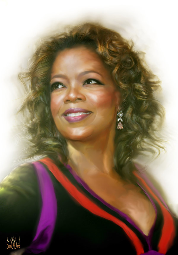 600x857 Oprah Winfrey By Soulofdavid - Oprah Painting