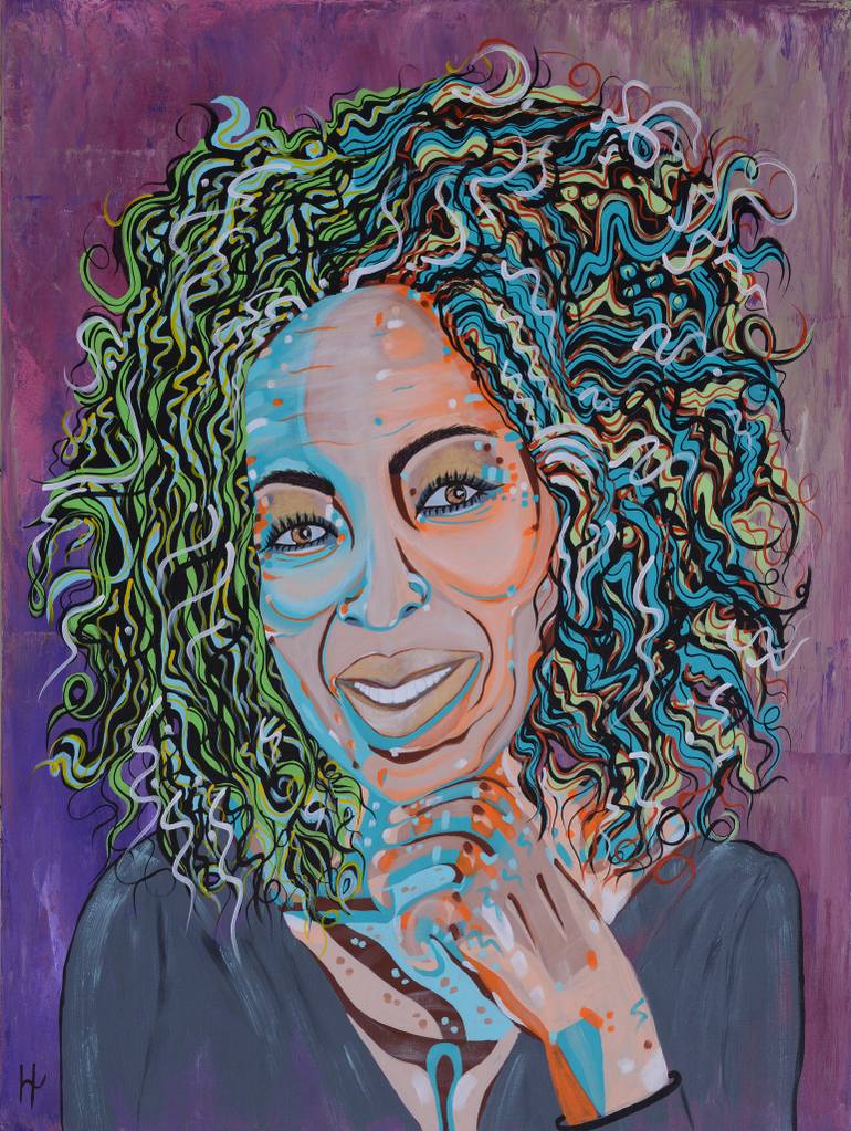 770x1023 Saatchi Art Oprah Winfrey Painting By Heather Wilkerson - Oprah Painting