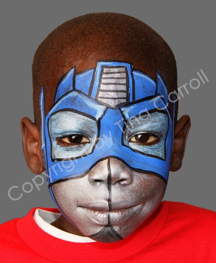 736x896 Optimus Prime Face Paint Lequinho Face Paintings - Optimus Prime Painting
