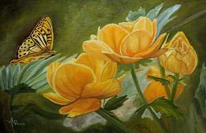 300x195 Mexican Orange Blossom Paintings Fine Art America - Orange Blossom Painting