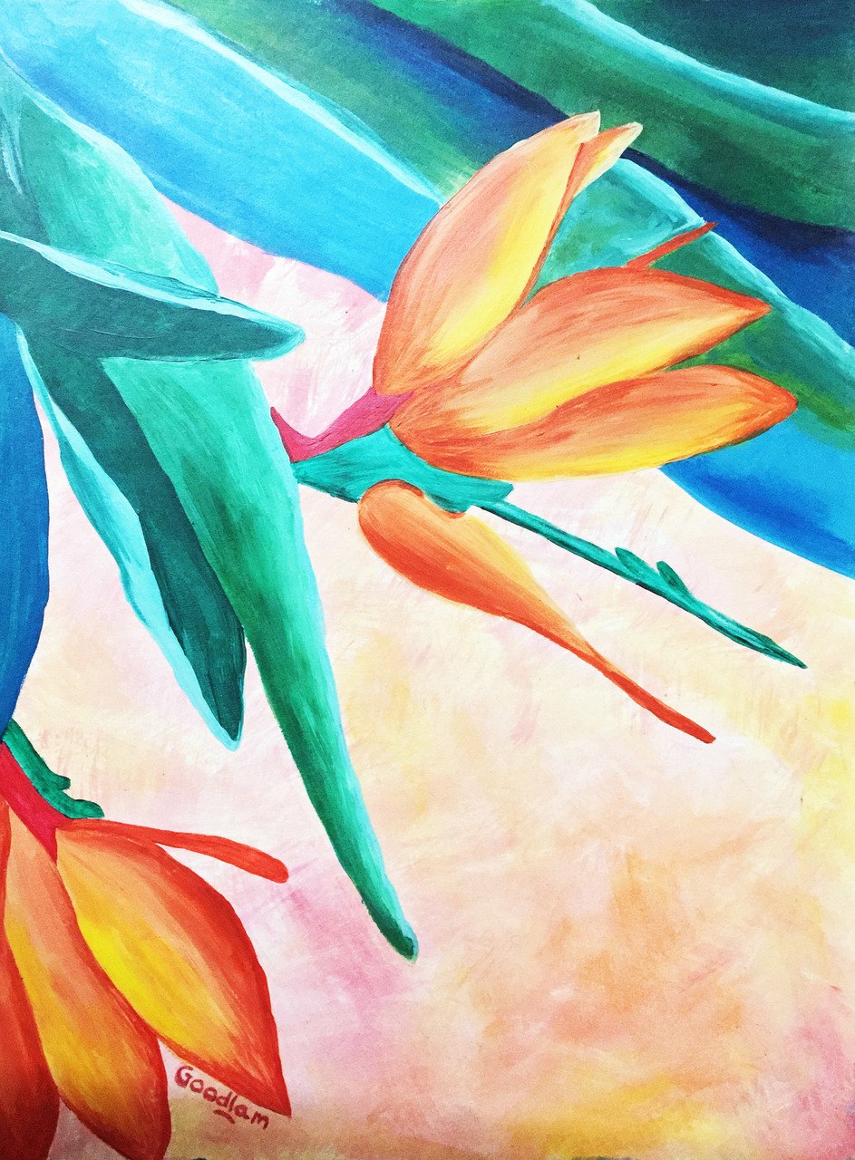 943x1280 Buy The Orange Blossom Handmade Painting By Goodlam Chopda. Code - Orange Blossom Painting