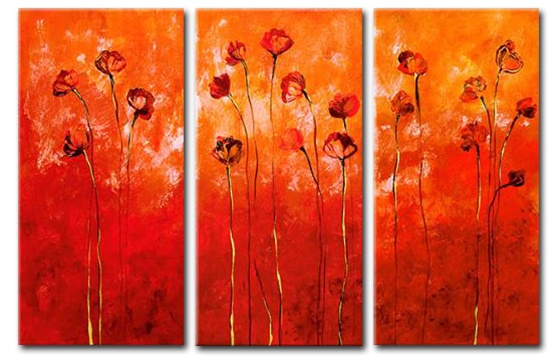 560x358 Delicate Orange - Orange Canvas Painting