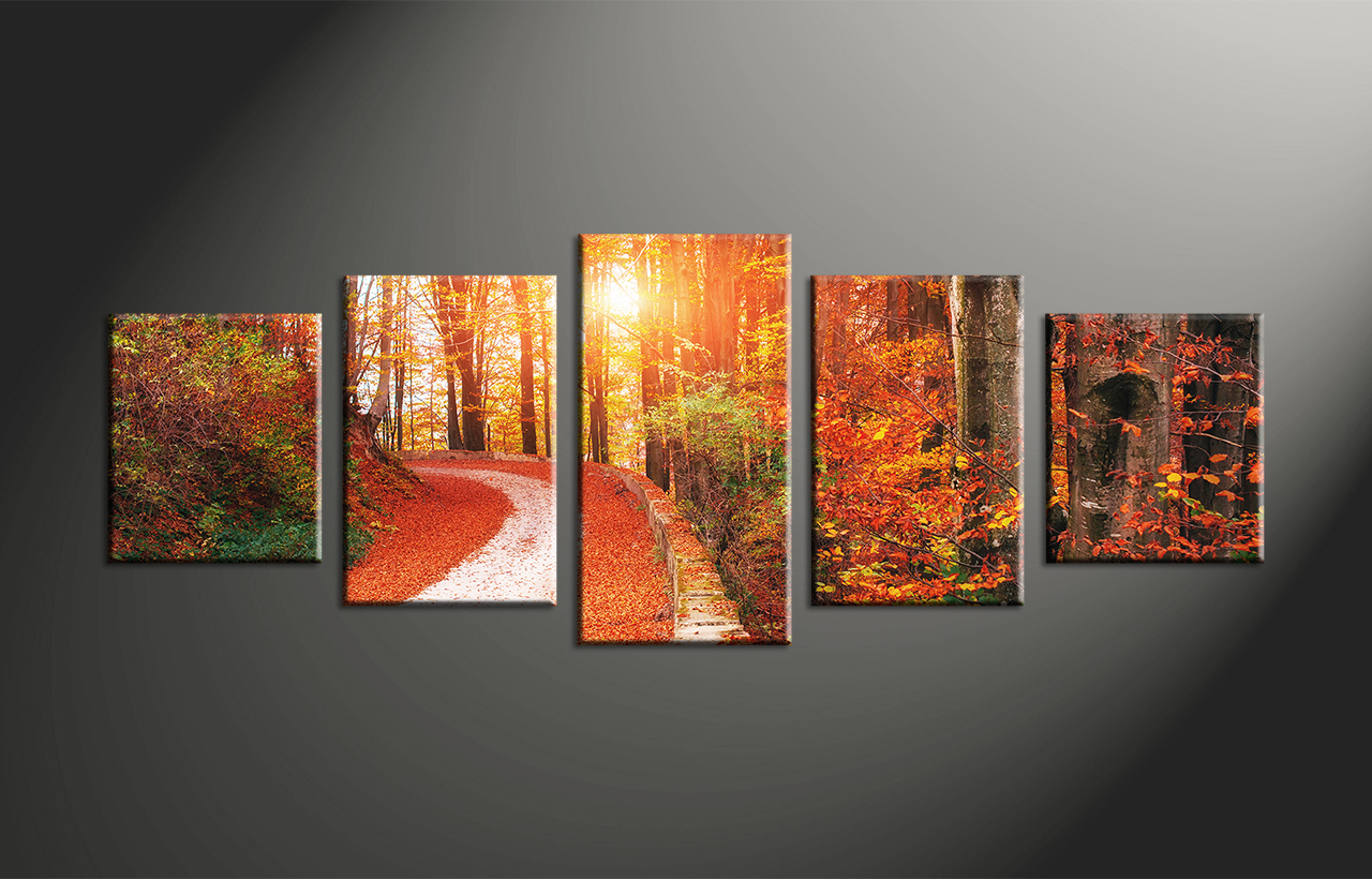 Orange Canvas Painting at PaintingValley.com | Explore collection of ...