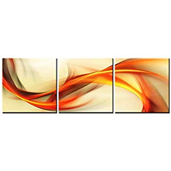 350x350 Canvas Print Wall Art Painting For Home Decor Abstract - Orange Canvas Painting