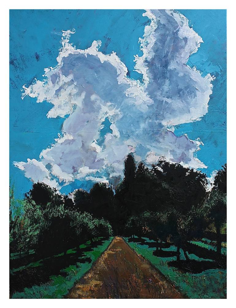 770x1004 Saatchi Art High Noon In The Orange Grove Painting By Simon Jones - Orange Grove Painting