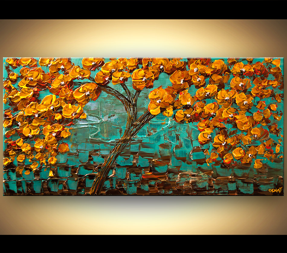 Orange Tree Painting at PaintingValley.com | Explore collection of ...