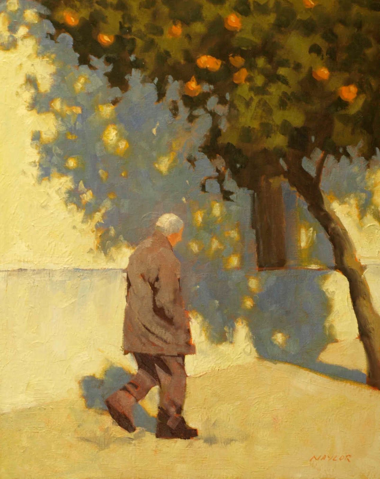 1268x1600 Rodgers Naylor Paintings - Orange Tree Painting
