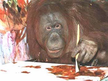 350x263 Why Orangutan - Orangutan Painting