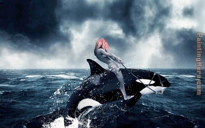 Orca Whale Painting