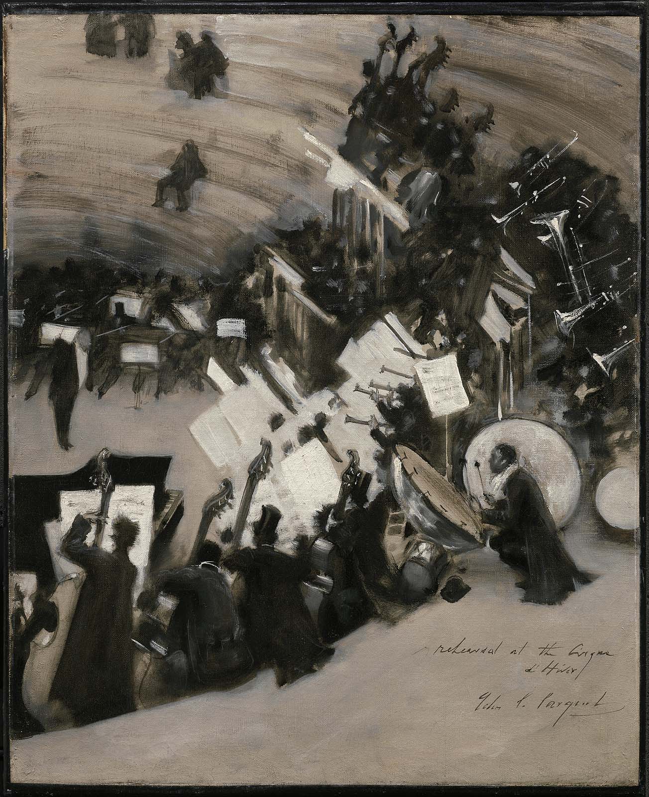 1304x1600 Rehearsal Of The Pasdeloup Orchestra - Orchestra Painting