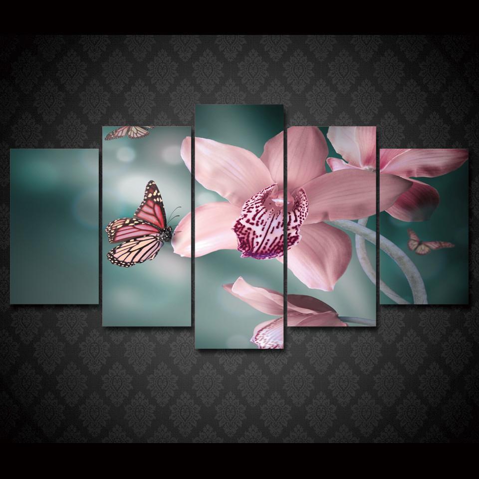 Orchid Canvas Painting at PaintingValley.com | Explore collection of ...