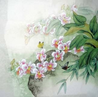 324x320 Page 3 Chinese Orchid Paintings, China Orchid Art Scrolls - Orchid Painting