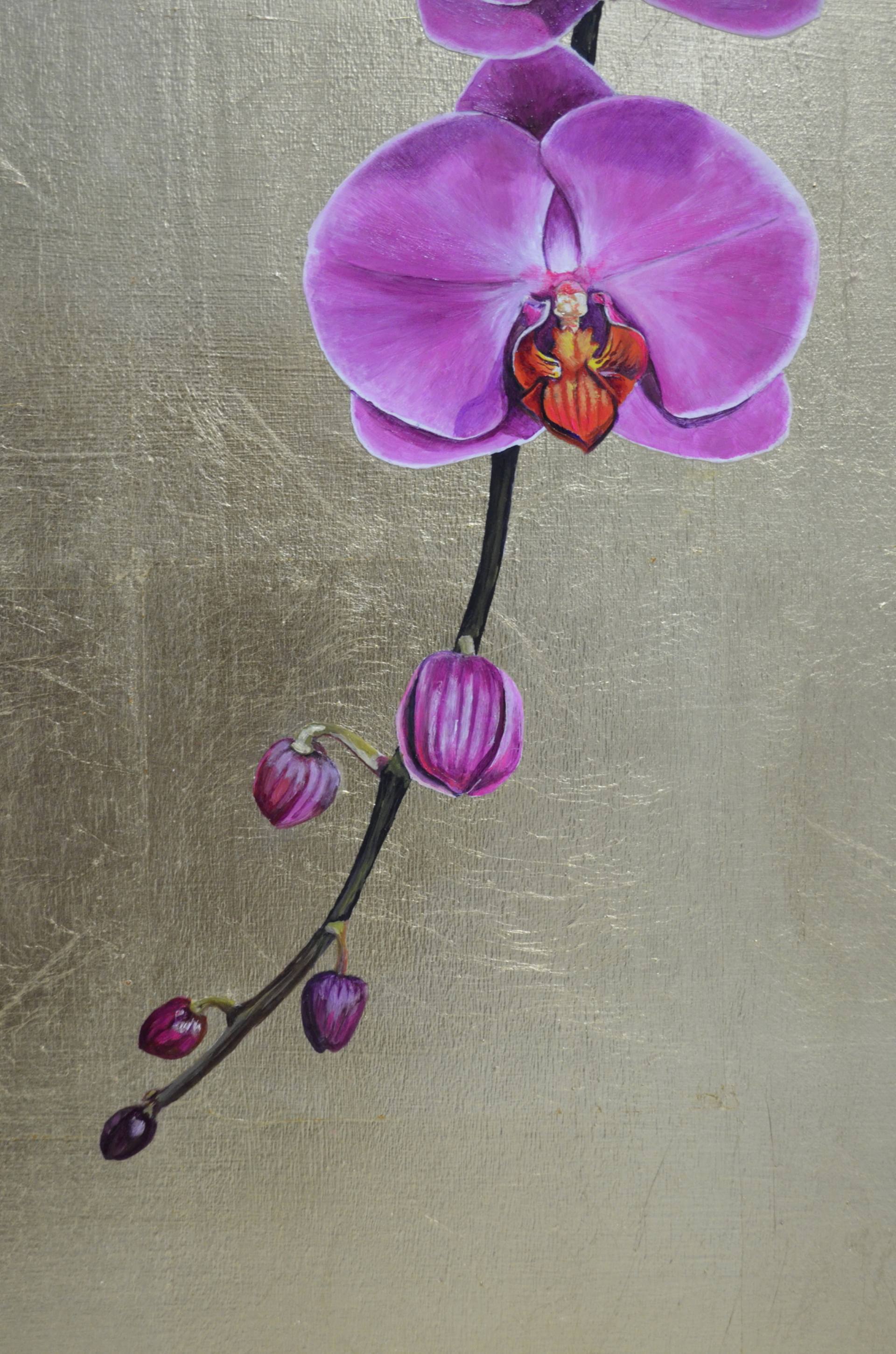 Orchid Painting at PaintingValley.com | Explore collection of Orchid ...