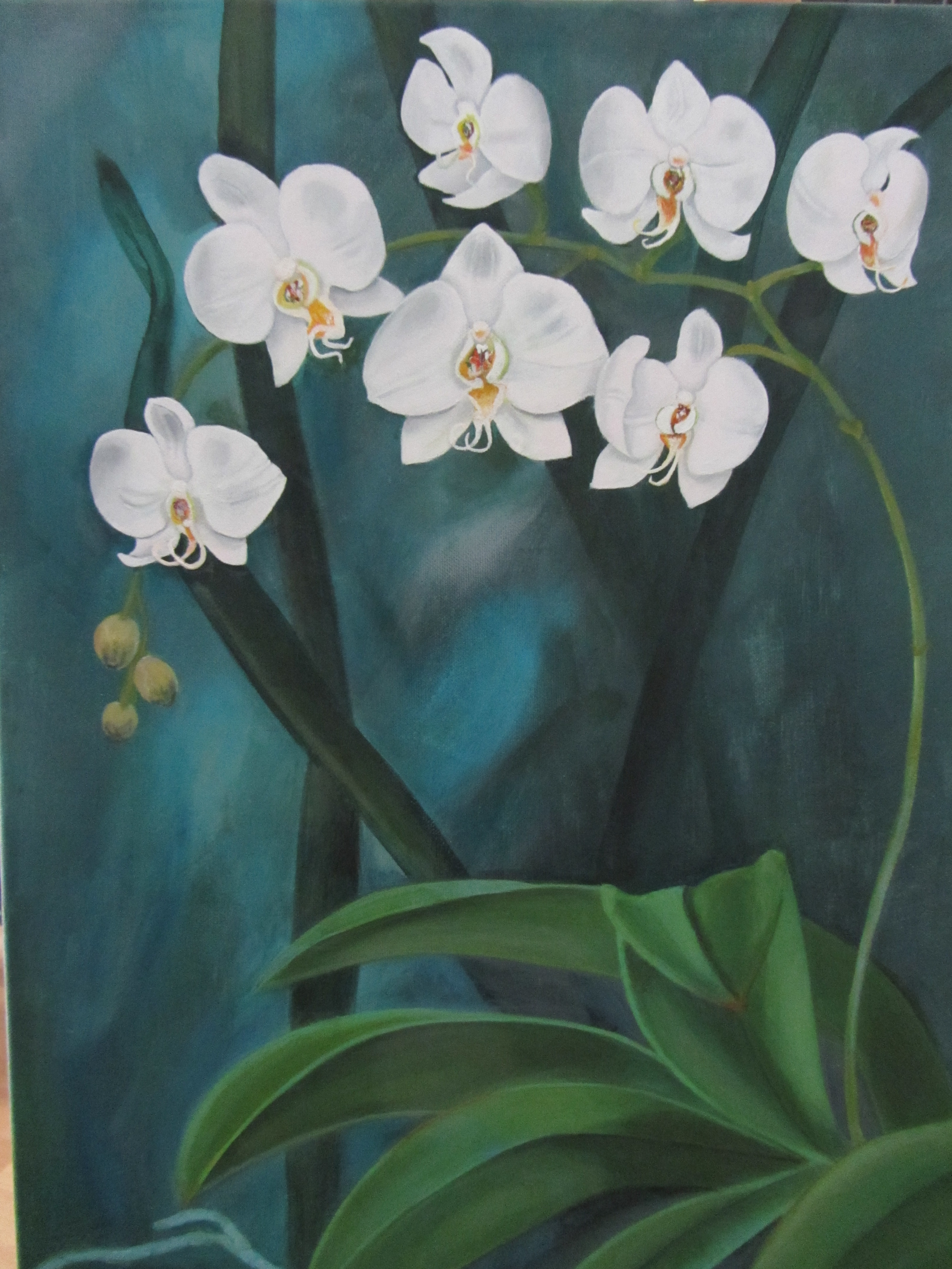Orchid Painting Acrylic at Explore collection of