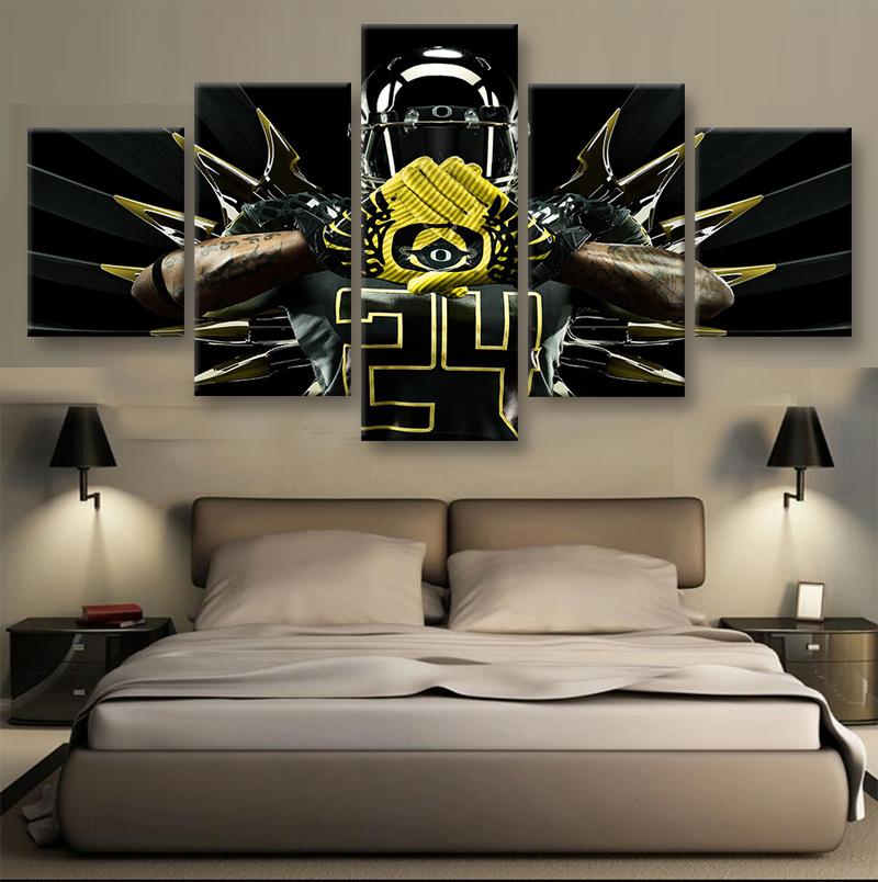 800x804 Oregon Ducks Combat American Football It Make Your Day - Oregon Ducks Painting