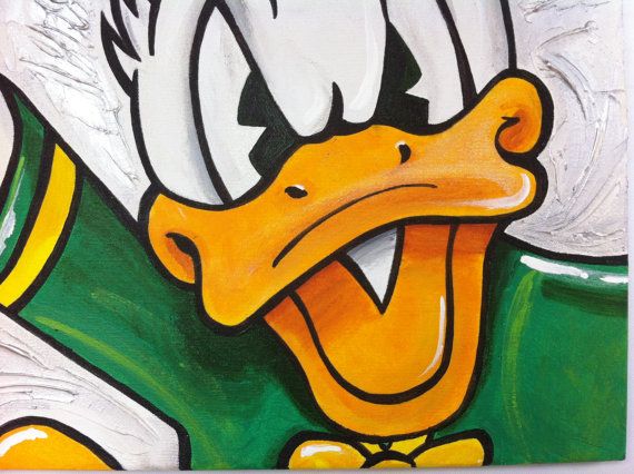 570x426 University Of Oregon, Duck Painting - Oregon Ducks Painting